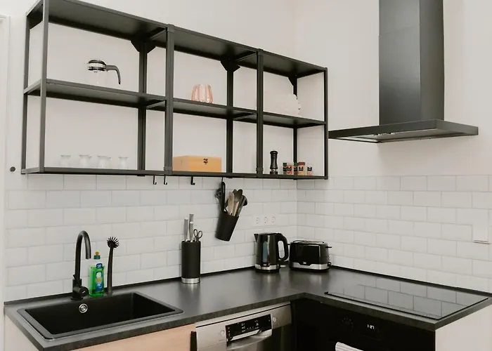 Jino L Familienfreundlich - Kueche - Modern Apartmán *